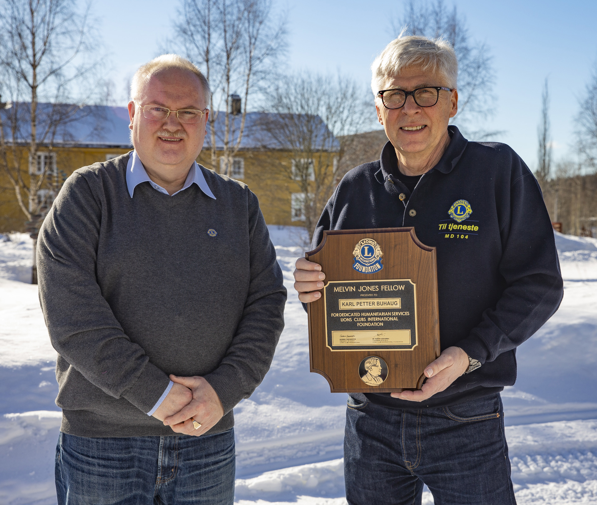 Melvin Jones til Karl Petter Buhaug