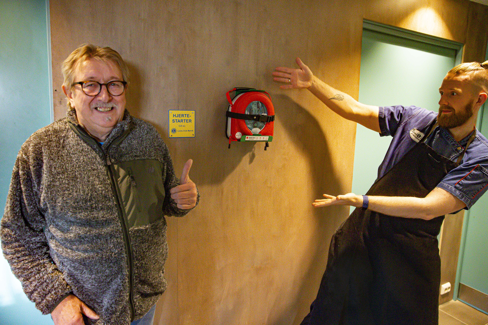 Hjertestarter til Midtsandtangen